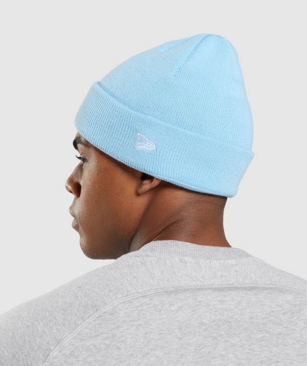 Damske Čiapky Gymshark New Era Legacy Cuff Knit Modre | TW9843210